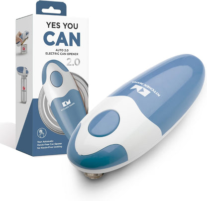 Kitchen Mama Auto 2.0 Electric Can Opener, Navy Blue