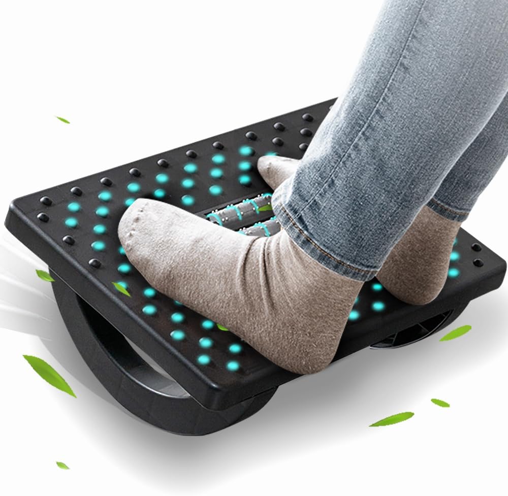 CasaZenith Foot Rest Under Desk at Work, Foot Stools for Under Office Desk