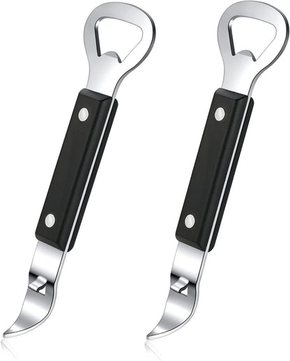 HANCELANT Can Punch Bottle Opener, Manual Stainless Steel Can Opener 1 Pack