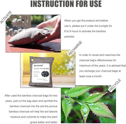 24 Pack Shoe Deodorizer Bags, Air Purifying bags, Odor Eliminator for shoes | 100% Natural Shoes Smell Remover，eliminates odor naturally,Odor Eliminator for shoes, Home, Closet, Pet