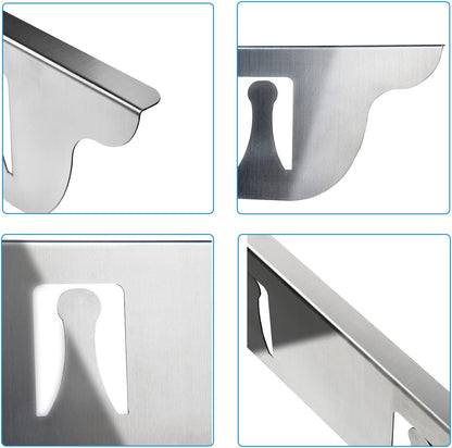 Stove Cover, Stove Guard, Stainless Steel Stove Gap Covers, Heat Resistant & Easy to Clean Stove Counter Gap Cover, Kitchen Stove Counter Gap Cover Eliminates Gap Between Counter & Appliances (2 pcs)