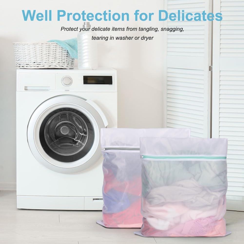 Tenn Well 3Pcs Mesh Laundry Bags For Shoes Sneakers Fits Size 12 | Mesh bags for trainers, tennis shoes, slippers, washing machine safe