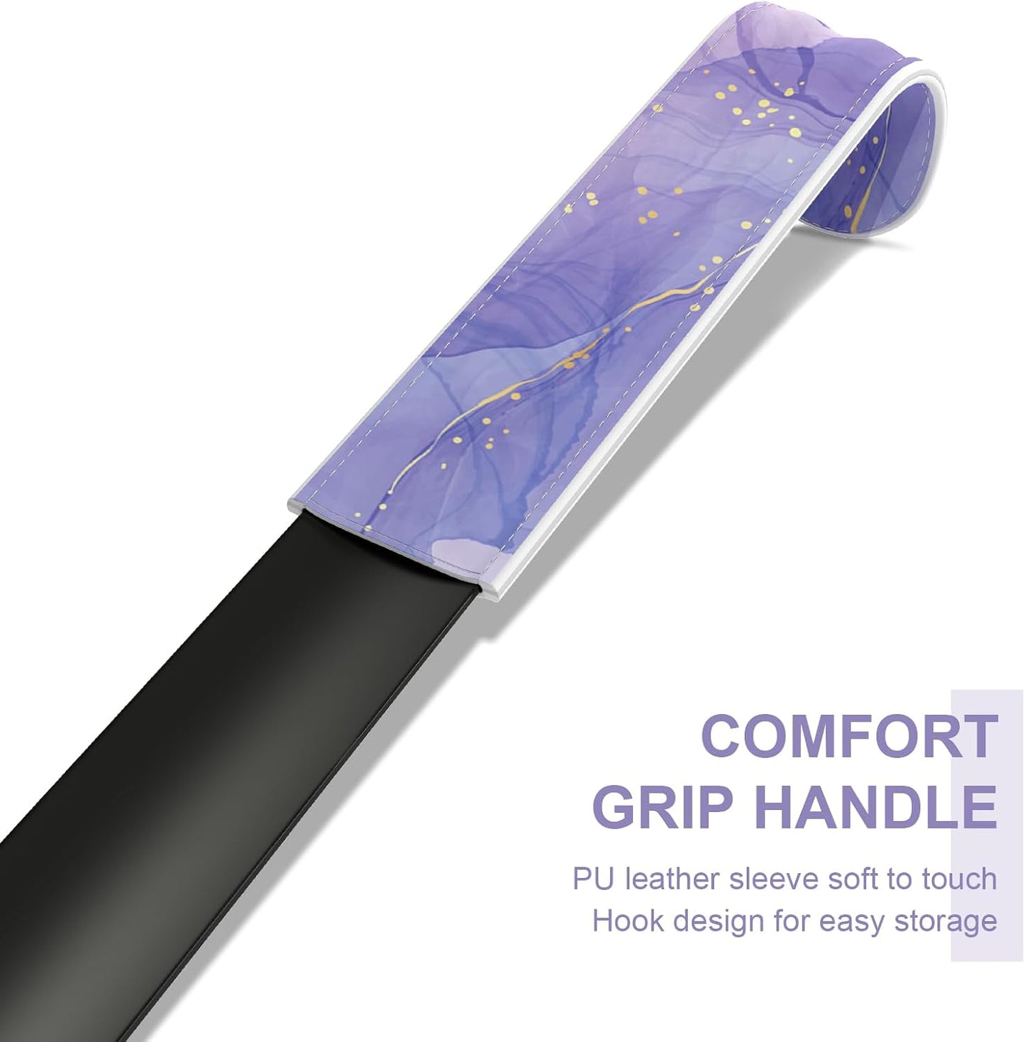 16.5 Inch Long Handle Shoe Horn for Seniors Men Women Kids, Metal Shoe Horns for Boots