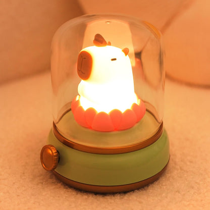 WANIDEA Night Light for Kids, Rechargeable Night Light for Bedroom | Stepless Dimming, Retro Flame, Room Decor, Warm Candlelight, Gifts for Kids, Bedside Lamp With USB-C Charging Cable
