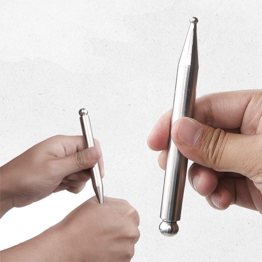 FeelFree Sport Manual Acupuncture Pen, Acupressure Pen & Fascia Stick | Stainless steel massage tool with dual heads for trigger points