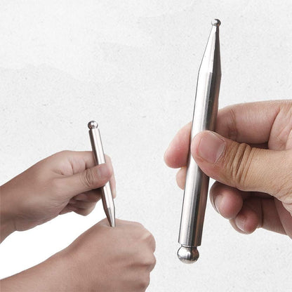 FeelFree Sport Manual Acupuncture Pen, Acupressure Pen & Fascia Stick | Stainless steel massage tool with dual heads for trigger points