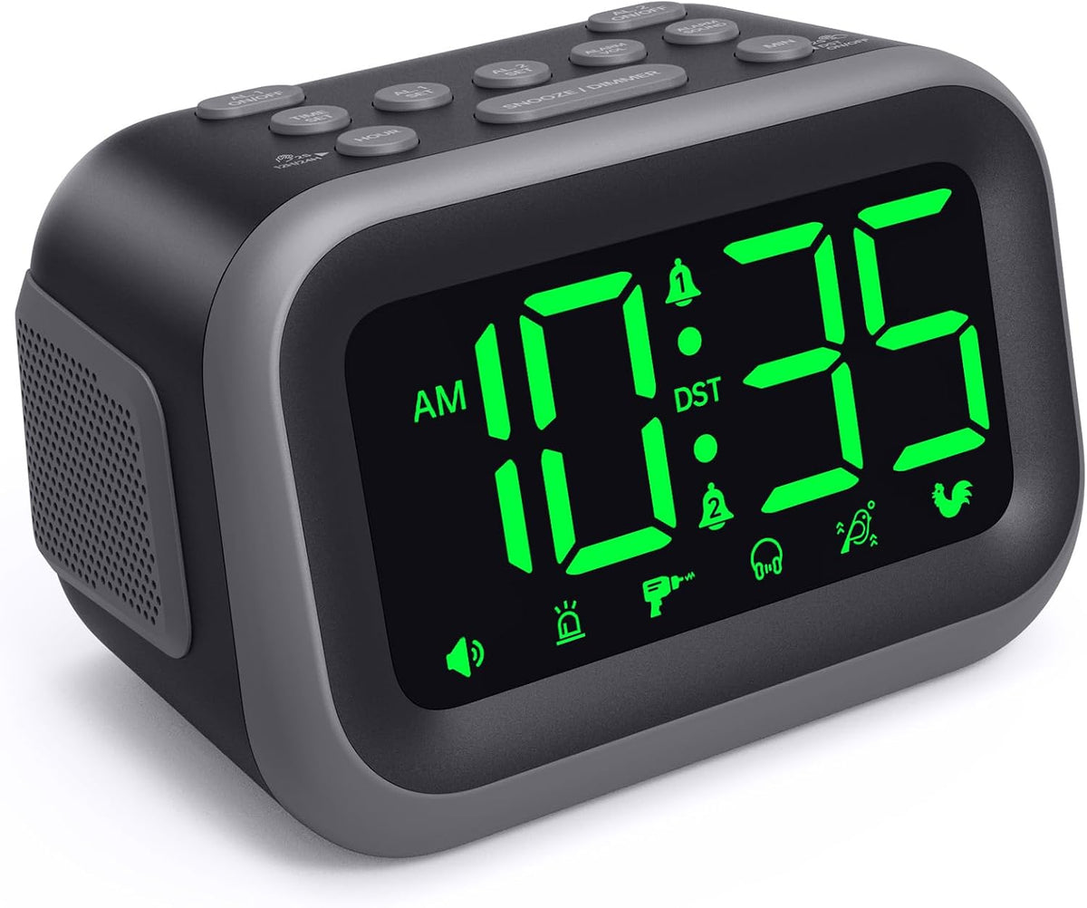 Acedeck Super Loud Alarm Clock: 115dB Wake-Up Power