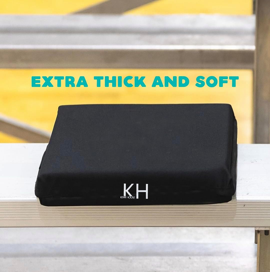 Indoor&Outdoor Chair Cushions, Stadium Seat Cushions for Bleachers, Boat Canoe Kayak Seat, Best for Camping, Bleachers, Sports Events