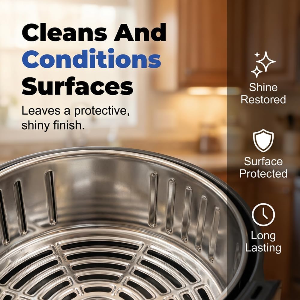 HISKI 2-in-1 Air Fryer Cleaner and Degreaser Spray, Grease Air Fryer Cleaner Spray, Powerful Kitchen Degreaser Foam Spray (1PC, 110ML)