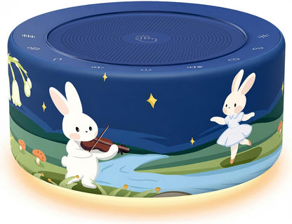 Kipcush White Noise Machine for Baby & Adults, 30 Soothing Sounds, Sleep Sound Machine with 8 Color Night Light, Memory Function, White Noise for Sleeping, Nursery, Office, Travel & Relaxation
