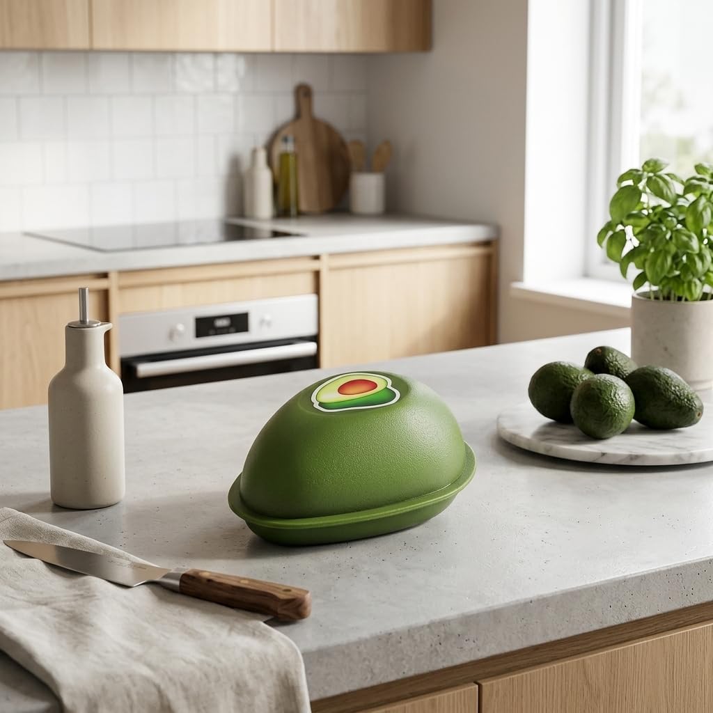 Avocado Saver Container, Avocado Keeper for Fridge, BPA Free PP Material with Transparent Lid, Reusable Hard Shell Avoca