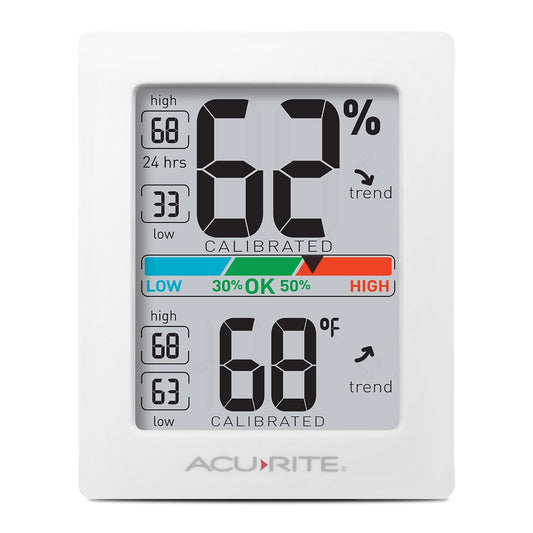 AcuRite Humidity Meter Hygrometer and Indoor Thermometer, Hygrometer