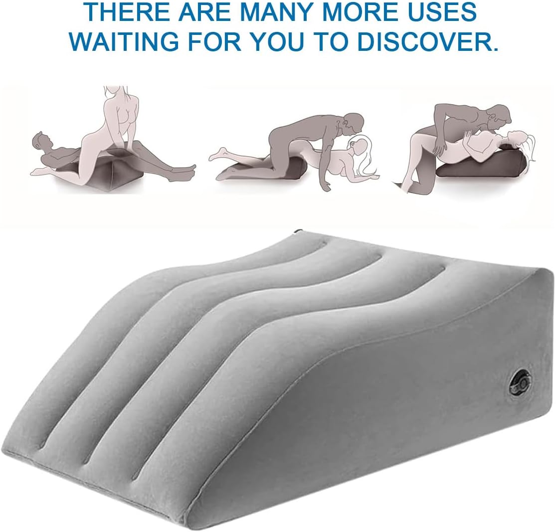 Leg Elevation Pillows for After Surgery, Inflatable Leg Elevation Wedge Pillow for Sleeping, Portable Leg Wedge Pillow for Swelling, Leg Pillow for Knee Surgery Recovery