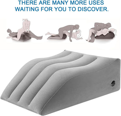 Leg Elevation Pillows for After Surgery, Inflatable Leg Elevation Wedge Pillow for Sleeping, Portable Leg Wedge Pillow for Swelling, Leg Pillow for Knee Surgery Recovery
