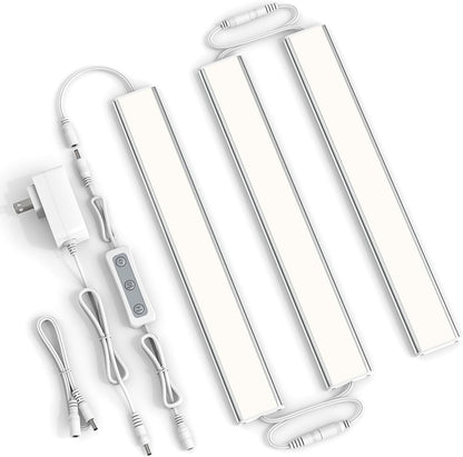 Motion Sensor Cabinet Lighting, 4500K Daylight, 3 Pack 12 inch Linkable
