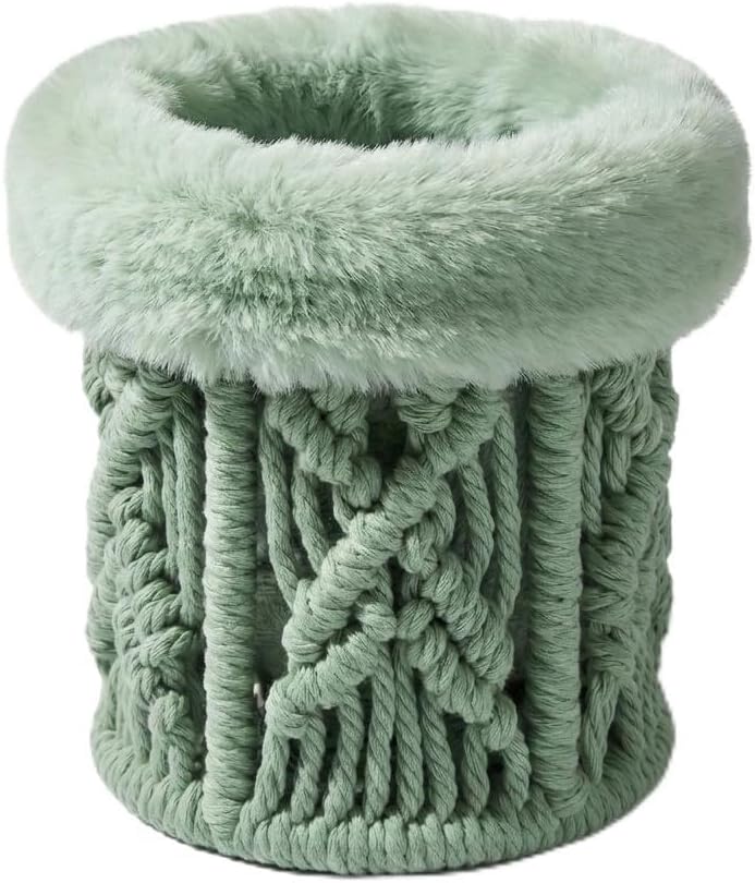 Glasses Holder Nightstand with Soft Plush Lining – Stand Protective Upright Eyeglasses Case for , Bedside & Office Desk – Anti-Scratch Eyewear Storage Organizer for Spectacles & Readers - Green Waves
