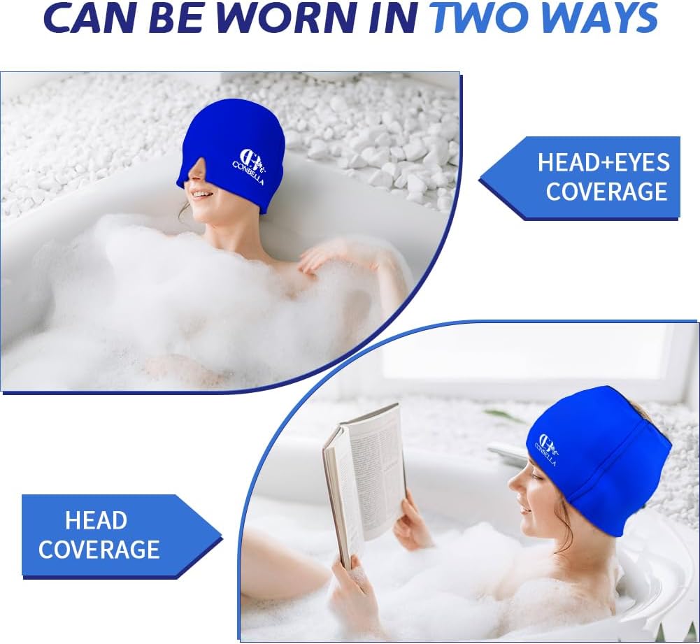 Migraine Relief Cap, Soothing Headache Ice Face Mask Products