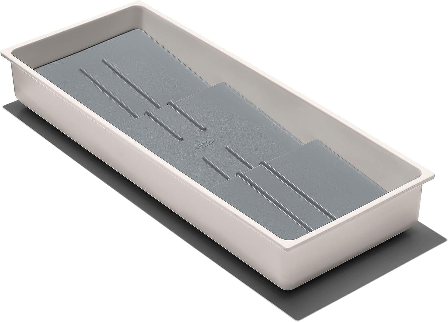 OXO Good Grips Kitchen Compact Spice Drawer Organizer, White - Pack of 2