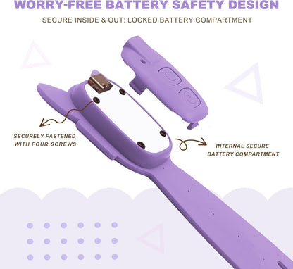 Rechargeable Kids Book Light, Cute Bookmark Reading Light for Kids, Dimmable Portable LED Book Light for Reading in Bed, Eye-Caring Bedtime Reading Lamp for Children & Travel, Brown