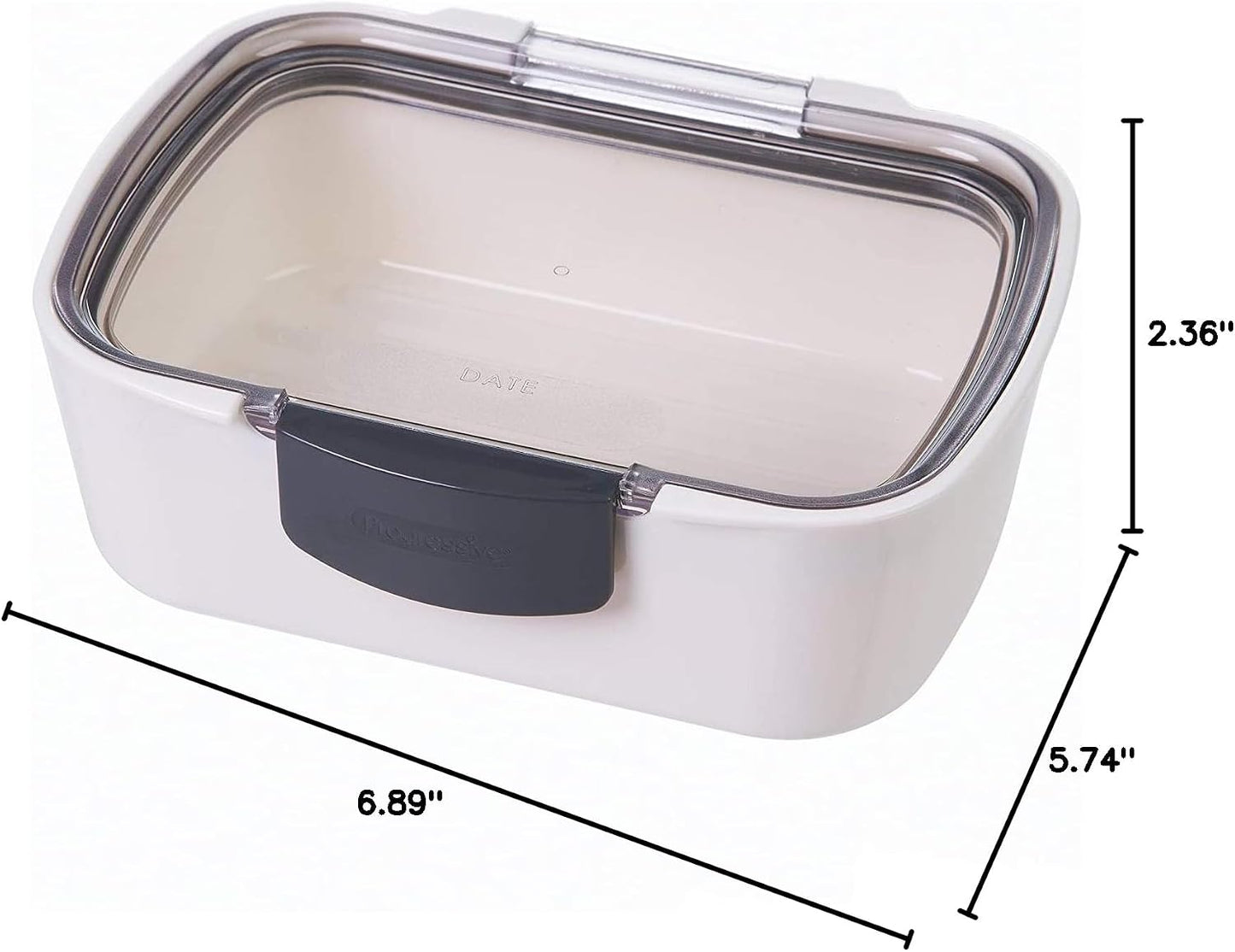 ProKeeper Deli Food Storage Container with Air-Tight Seal and Dry Erase Lid | Ideal for Deli Meats, Cheeses, and Bacon, BPA Free and Dishwasher Safe