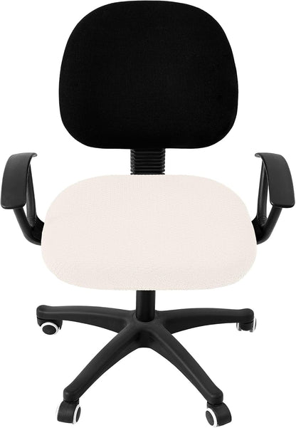 Smiry Office Computer Chair Armrest Covers, 2PCs Anti-dust Arm Rest Pad | Removable Washable Desk Chair Arm Pad Covers, Grey