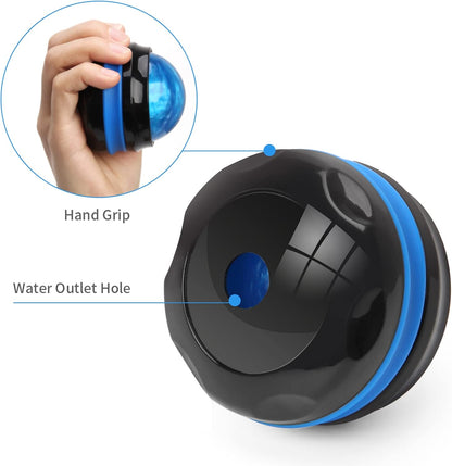 Coolrunner Massage Ball, Manual Roller Massager, Handheld Self Massage Therapy and Relax Full Body Tools for Sore Muscles, Shoulders, Neck, Arms, Legs, Back, Foot, Body (Blue) | Therapy and Relax Full Body Tools for Sore Muscles, Shoulders, Neck, Arms,