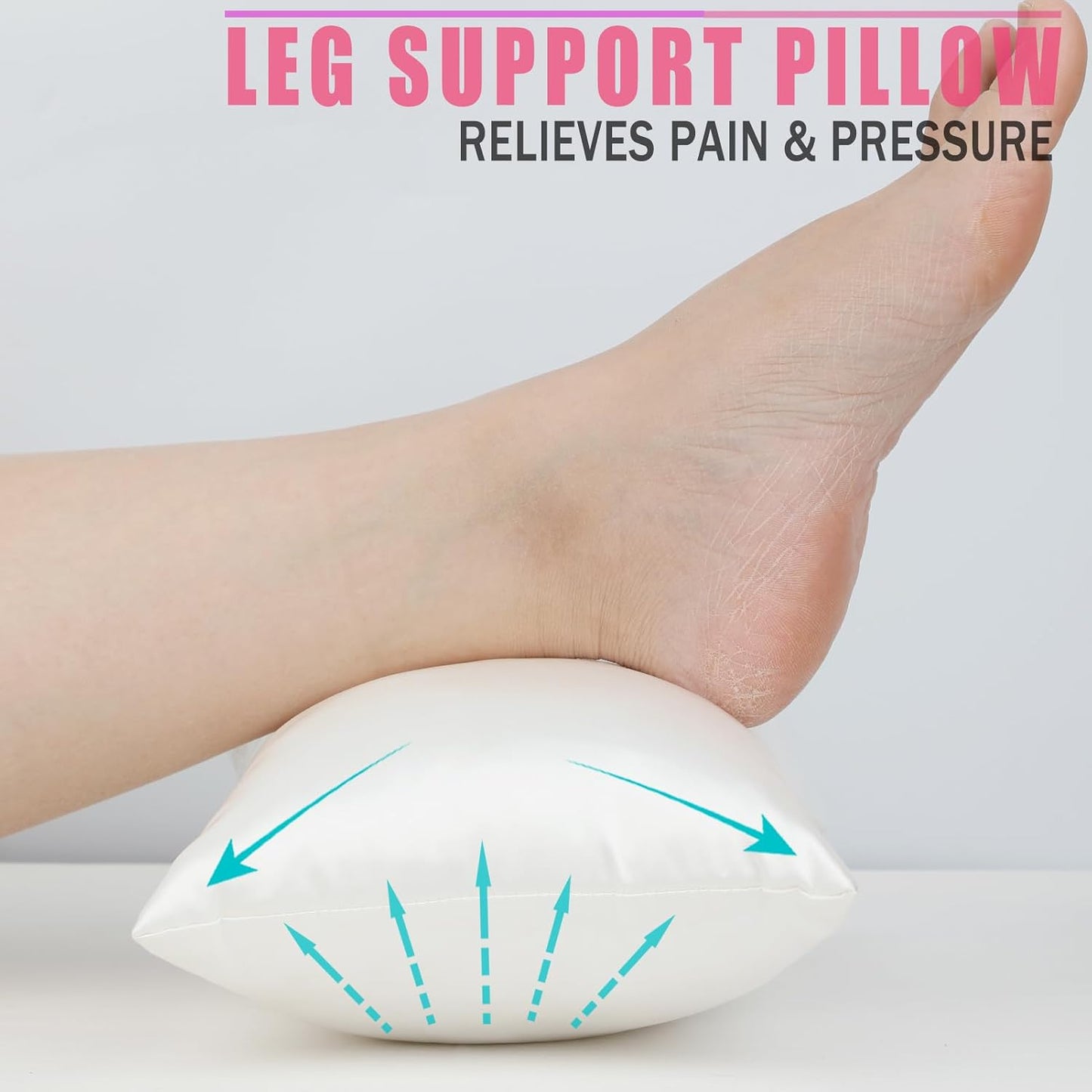 Comfortable Padding Knee Pillow for Side Sleepers Leg Support Pillows Hip Replacement Back Pain Relief Pressure off After Surgery between Thighs Joints Side Sleeping Men Women, Painting Flower