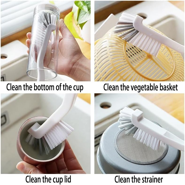 10PCS Dryer Vent Cleaner Kit, Flexible Brush with 8 Attachments & Microfiber Cloth for Deep Cleaning Lint/Dust in Dryer, Washer, Duct, Vent, Filter & Narrow Gaps of Kitchen Appliances