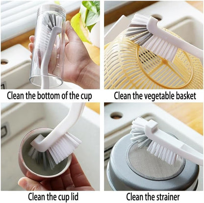 10PCS Dryer Vent Cleaner Kit, Flexible Brush with 8 Attachments & Microfiber Cloth for Deep Cleaning Lint/Dust in Dryer, Washer, Duct, Vent, Filter & Narrow Gaps of Kitchen Appliances