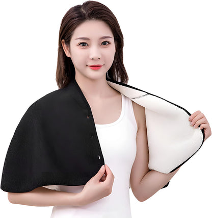 haozaikeji Women Thermal Shoulder Wraps Shoulder Support Warmer Heat Shawl Elderly Pregnant Warm Cape Pain Relief Arthritis