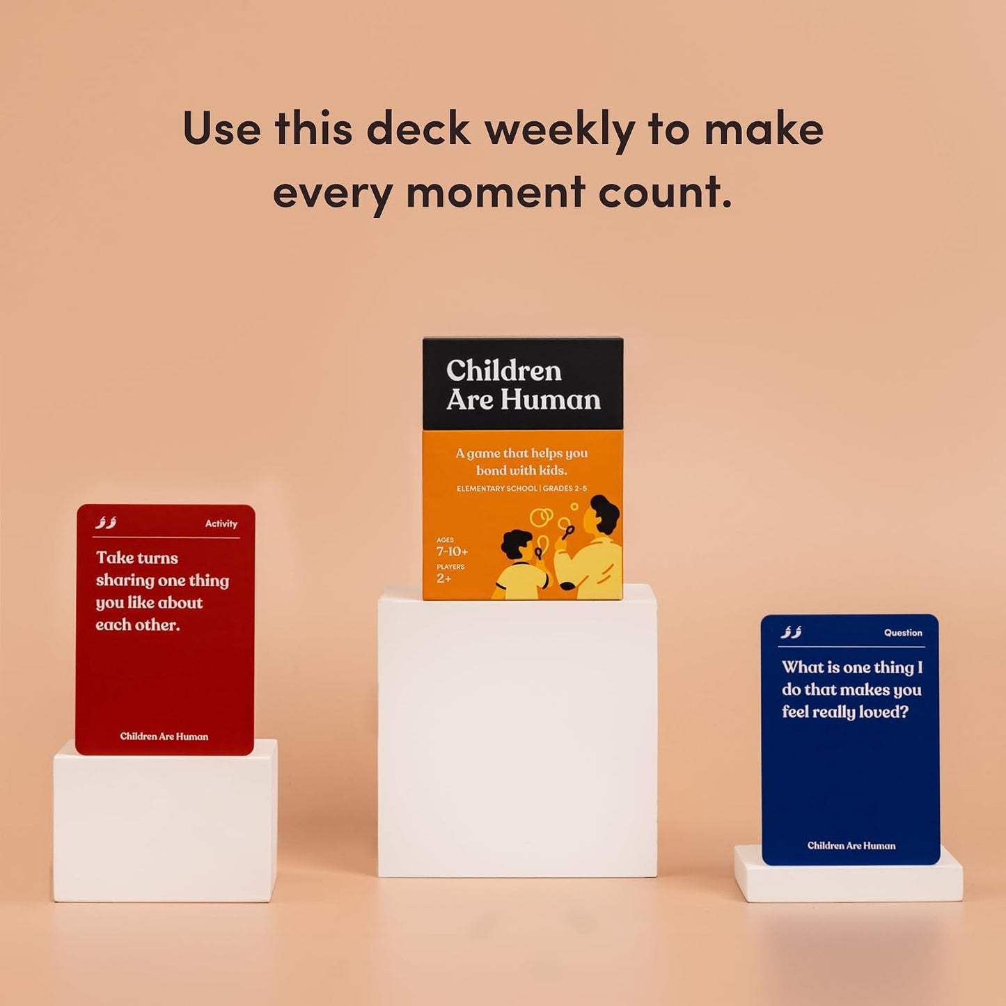 Friends are Human Conversation Cards for Friendship and Bonding, 140 Cards | Closeness Building Deck, Great Icebreaker for Girls Night, Roommates, College Friends, Deepens Trust and Connection, Ages 16+