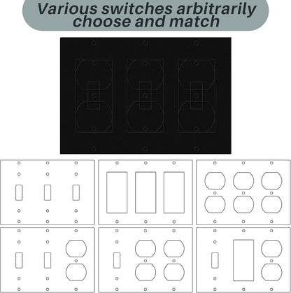 Tondiamo 40 Pcs White Wall Insulation Gasket Rectangle Wall Plate Outlet Sealers Foam Replacement Weatherproof Gasket Sealer Energy Saving for Electrical Outlet Plates Switch Covers