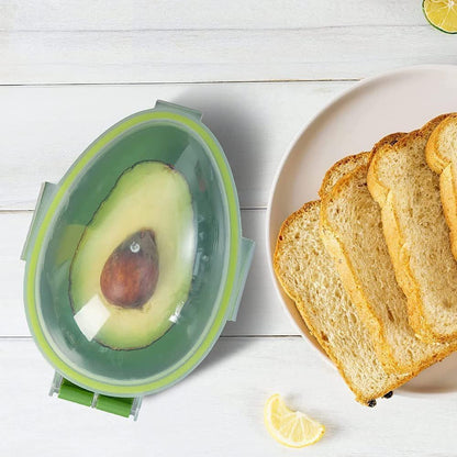 Avocado Keeper Avocado Fresh Saver Holder, Food Crisper Storage Box Reusable Fruit Fresh Container to Keep Your Fruit Fresh for Days