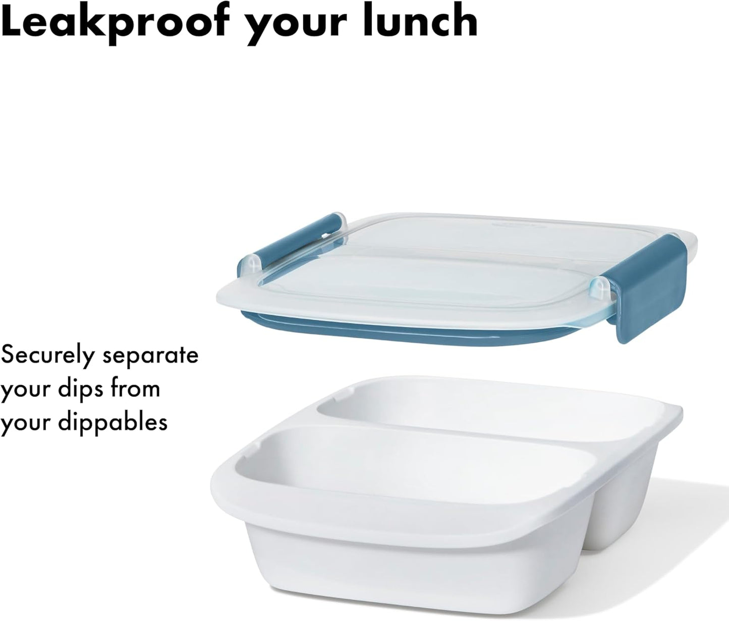 OXO Good Grips Prep and Go Container With Colander - Ocean Blue