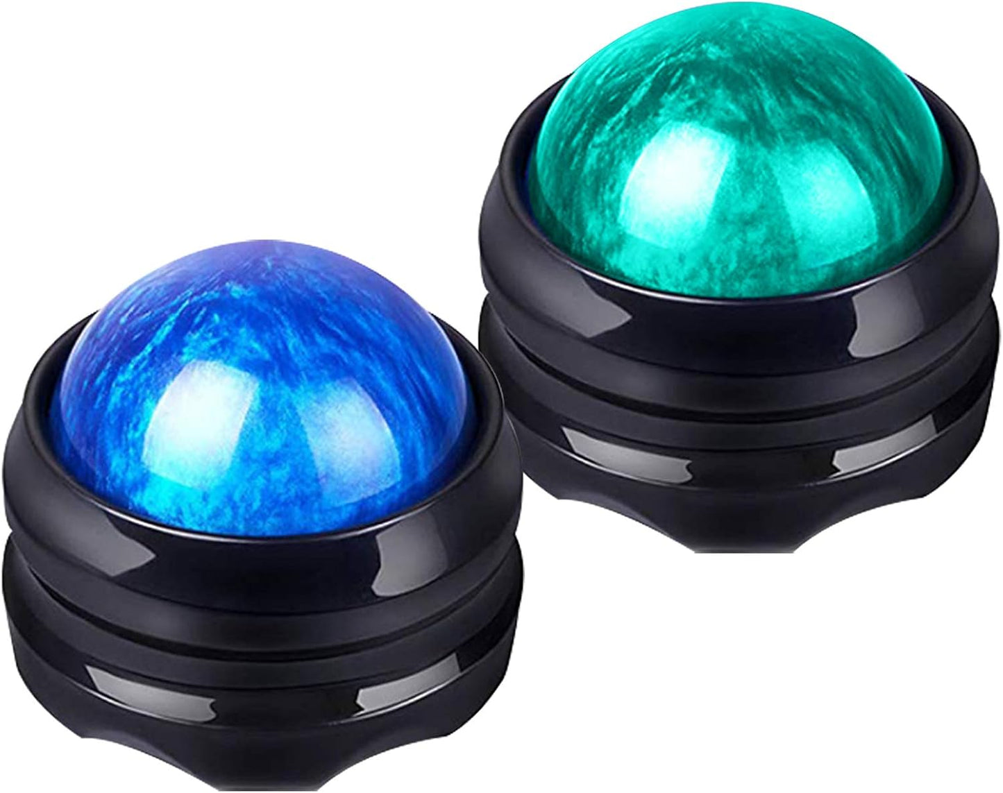 WOVTE Massage Ball, Lacrosse Balls, Self Massage Tool for Sore Muscles, Shoulders, Neck, Back, Foot, Body, Deep Tissue, Trigger Point, Muscle Knots, Yoga and Myofascial Release (Green)