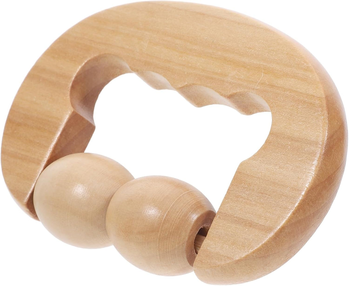 FOMIYES Wooden Foot Roller Tool for Relaxation Portable Massage Device for Face Neck Shoulder Foot Back for Home Travel Use