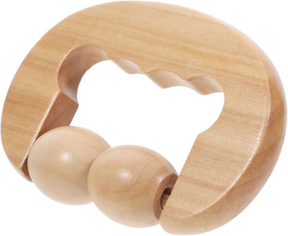 FOMIYES Wooden Foot Roller Tool for Relaxation Portable Massage Device for Face Neck Shoulder Foot Back for Home Travel Use