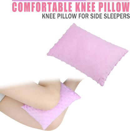 Comfortable Padding Knee Pillow for Side Sleepers Leg Support Pillows Hip Replacement Back Pain Relief Pressure off After Surgery between Thighs Joints Side Sleeping Men Women, Painting Flower