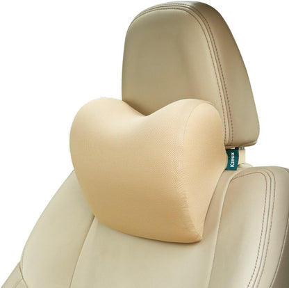Car Neck Pillow - Memory Foam Cervical Relief Cushion, Headrest Support for Pain, Black