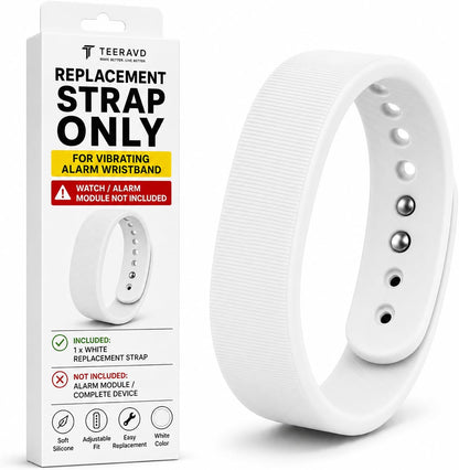 Vibrating Alarm Wristband Clock for Heavy Sleepers Wake Band Wrist Watch Silent Vibration Bracelet Loud Adults Strike Deaf People Despertar with that Won't Partner Extremely Deep