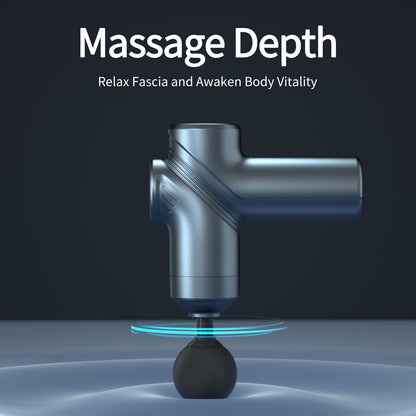 Massage Gun Deep Tissue, Silent Motor and Portable Massage Gun with 4 Interchangeable Heads for Deep Muscle Relief and Relaxation, Relax Gift