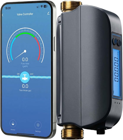 Water Leak Detector Kit for Home, GreenVation 3 Smart WiFi Water Sensor Alarm with App Alerts, 1 Base Station with 100dB Adjustable Alarm, RF 300m/984ft for Basement, Bathroom, Laundry