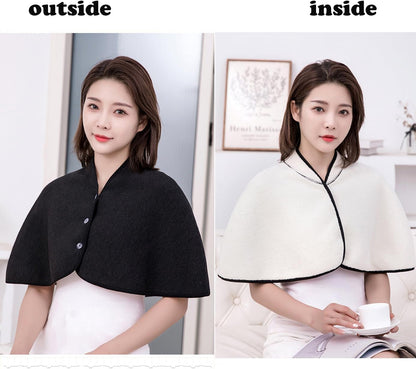 haozaikeji Women Thermal Shoulder Wraps Shoulder Support Warmer Heat Shawl Elderly Pregnant Warm Cape Pain Relief Arthritis