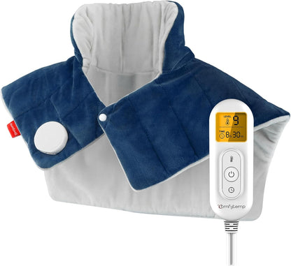 Comfytemp Heating Pad for Neck Shoulders Back, 2.6 Ib Weighted Heating Pad