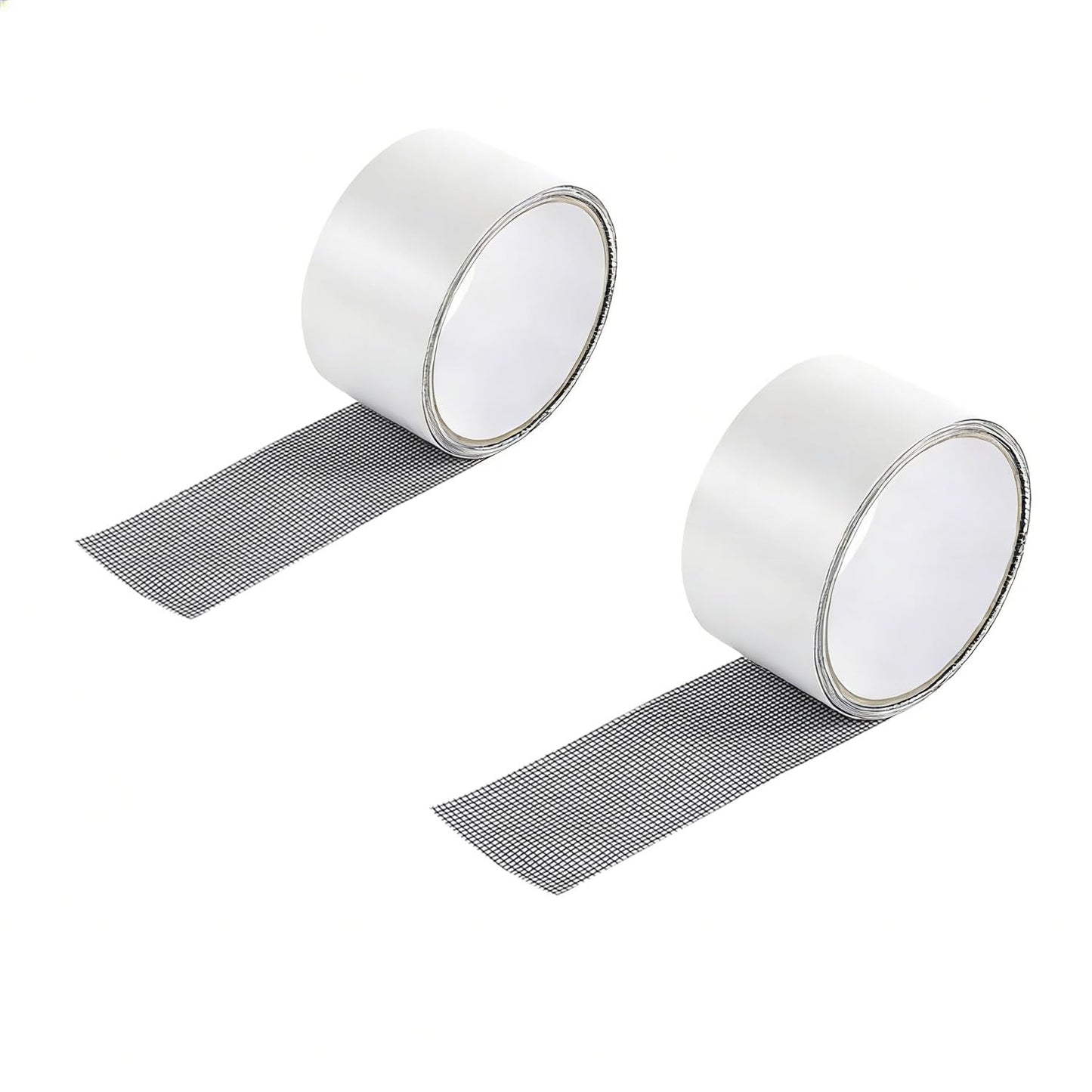 BOROLA Screen Repair Tape, 5cm x 2m Mesh Patch for Window Screens Black | Weather-resistant mesh tape, peel and stick for window, door and patio screen repair, tool-free application