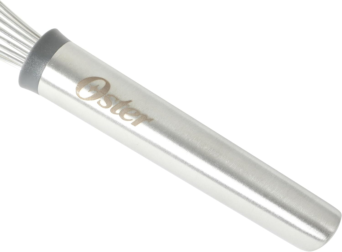 Oster Chadswyck 8” Can Opener, Stainless Steel Manual Can Opener with Soft Grip Handles, Smooth Edge Cutting, Dishwasher Safe