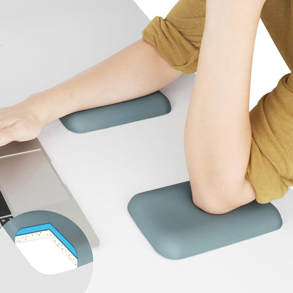 Leolee Elbow Rest Pads for Desk, Black Ergonomic Wrist Rest Arm Rest Pads