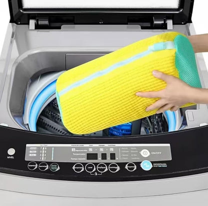 2Pcs Shoe Washing Machine Bag Laundry Shoe Bags for Washing Machine, Shoe Washing Bag Shoe Laundry Bag for Washer and Dryer Reusable Shoe Washing Bags (Grey)