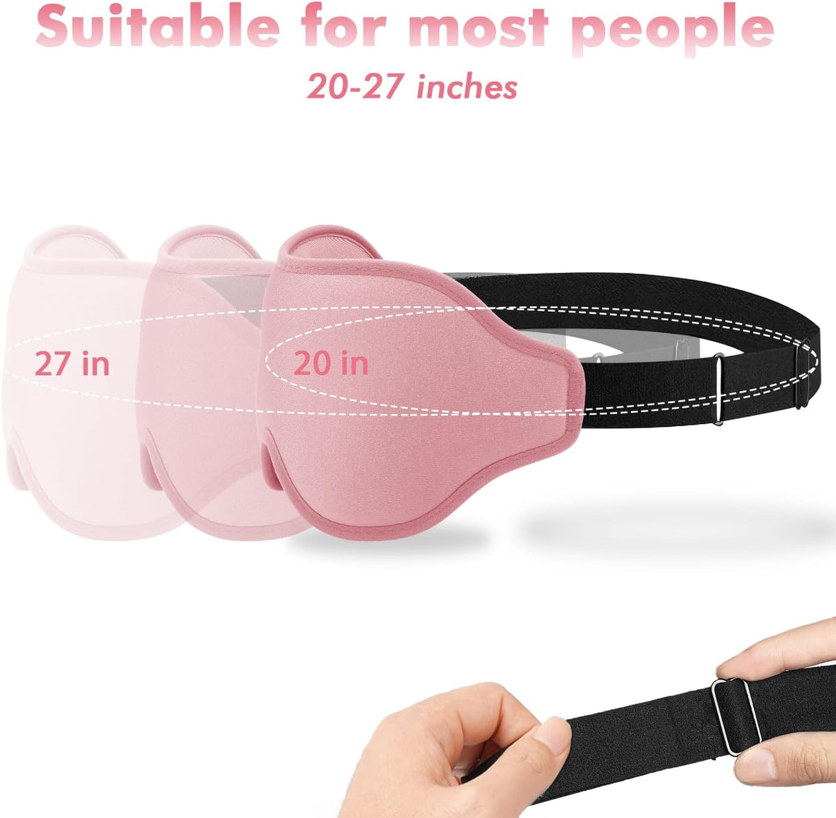 3D Weighted Eye Mask for Lash Extensions, Eye Covers for Sleep