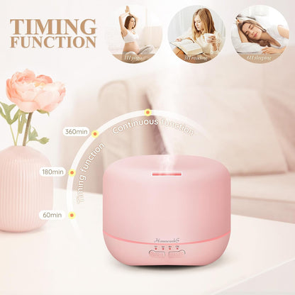 Homeweeks Essential Oil Diffuser for Room Aromatherapy Scent Diffuser